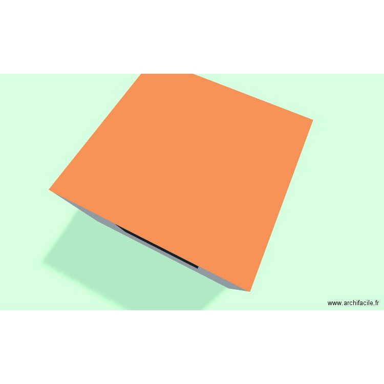 atelier. Plan de 1 pièce et 11 m2