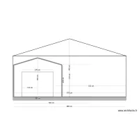 PLAN DE COUPE AVEC PROJET