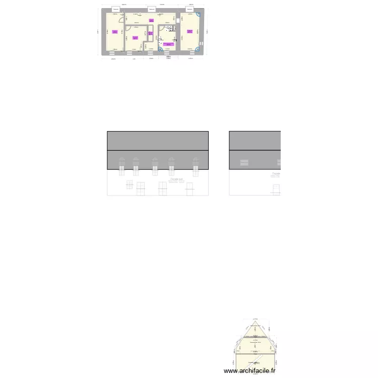 Riniac. Plan de 15 et 280 m² Riniac. Plan de 15 et 280 m²