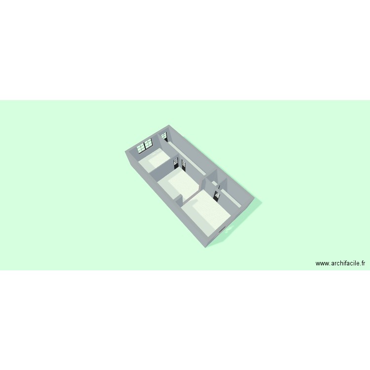 Casa 2 Drogenbos. Plan de 17 pièces et 170 m2