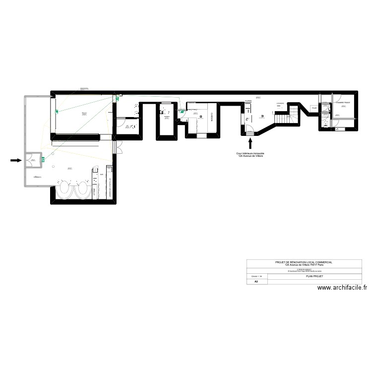 MAISON GABRIEL ÉLECTRICITÉ. Plan de 12 pièces et 136 m2