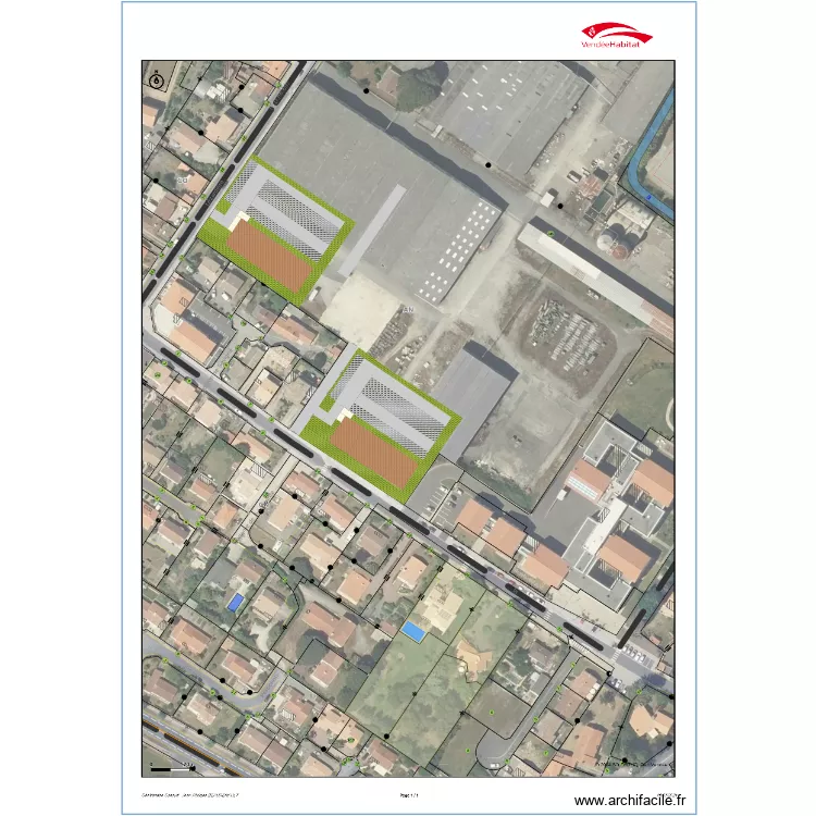 CHALLANS RHVS SITE HUET 2. Plan de CHALLANS RHVS SITE HUET 2. Plan de