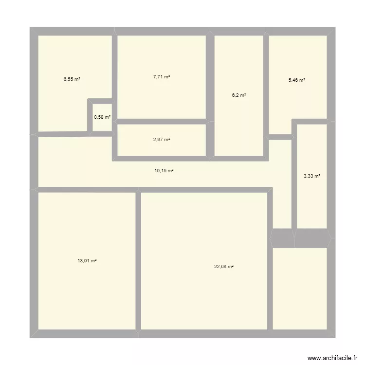 Future Appartements 2. Plan de 10  et 80 m²