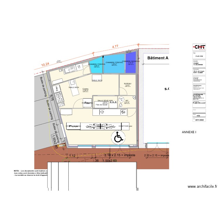 ROTIISERIE 3. Plan de 18 pièces et 116 m2