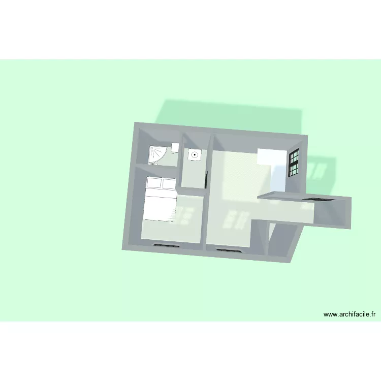 Calais V1. Plan de 5 et 24 m² Calais V1. Plan de 5 et 24 m²