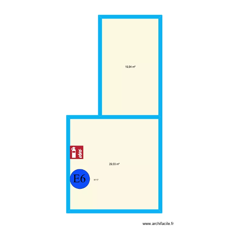 BUREAU BOULAND. Plan de 