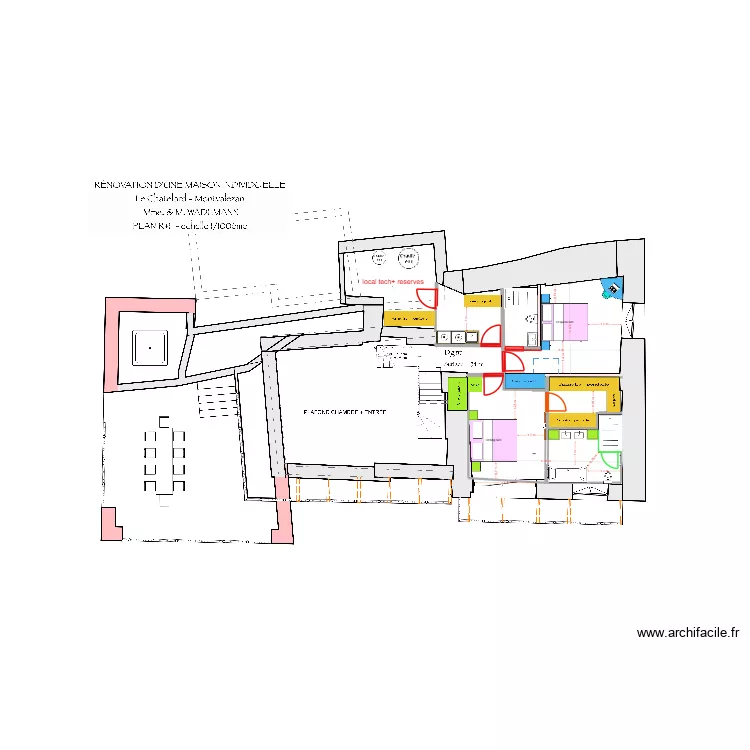 GRANDE CHAMBRE. Plan de 