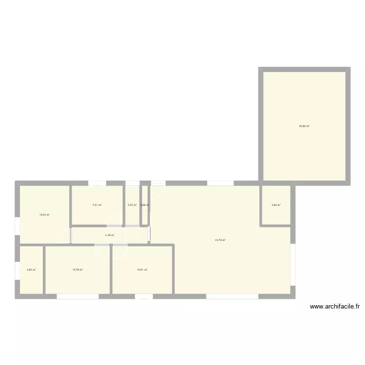 projet maison 2. Plan de 11  et 128 m²