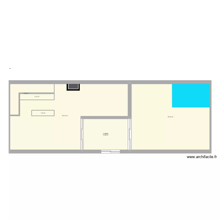 Id&eacute;e agrandissement cathedrale. Plan de 