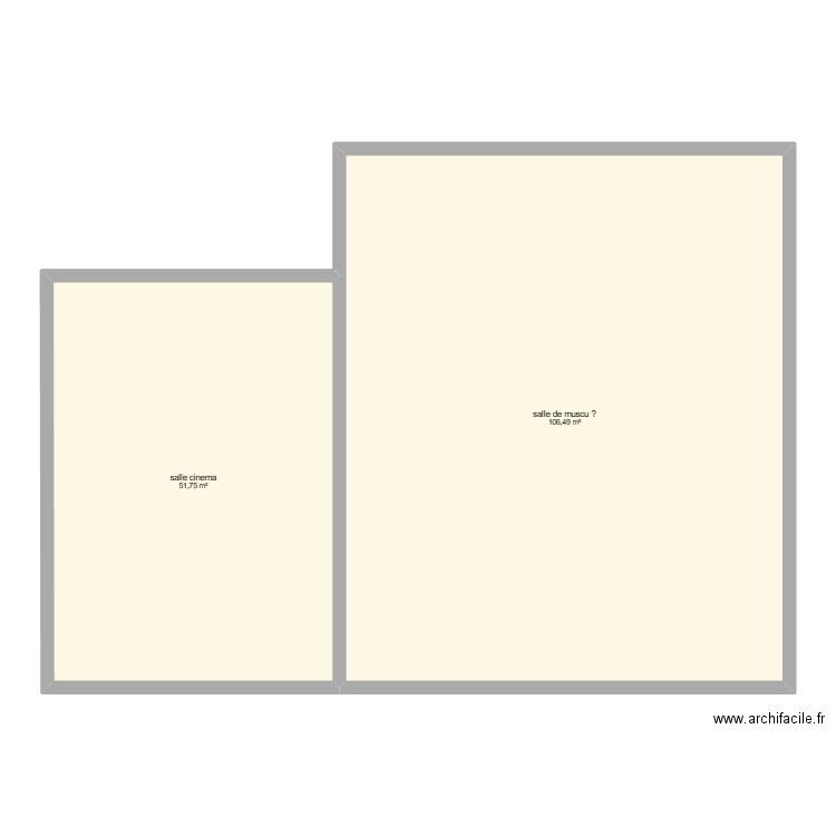 rdc maison de reve 2. Plan de 2 pièces et 158 m2