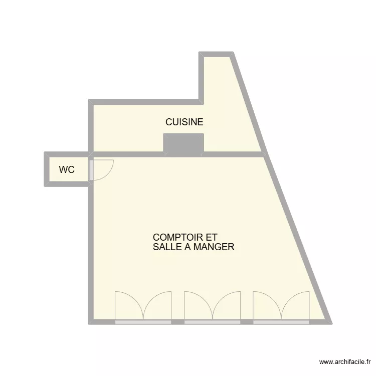 PLAN COMPTOIR DES HALLES. Plan de PLAN COMPTOIR DES HALLES. Plan de