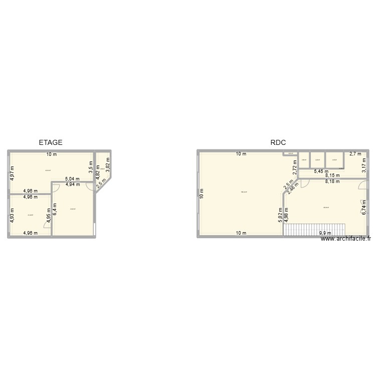 Au Bonheur des Crazy Dames. Plan de 11 pièces et 302 m2