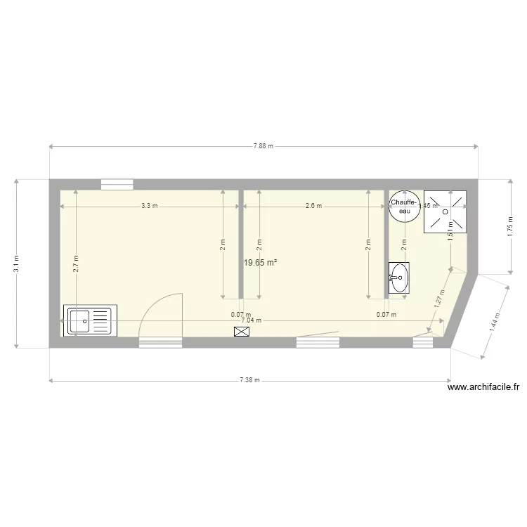 SCI AIGLON ROSE. Plan de SCI AIGLON ROSE. Plan de