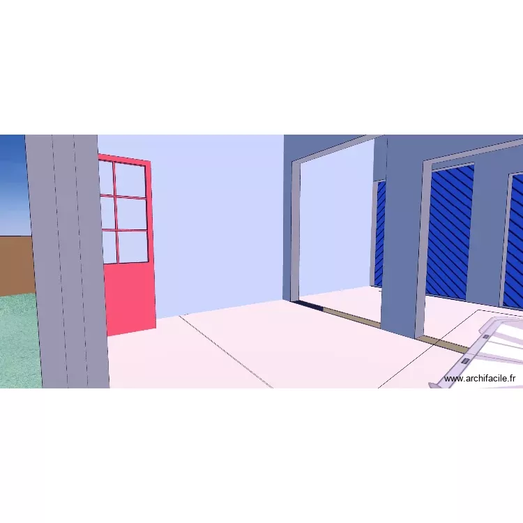 Projet du 18 10 2025  Plan de masse. Plan de 6 Pièces et 93 m²