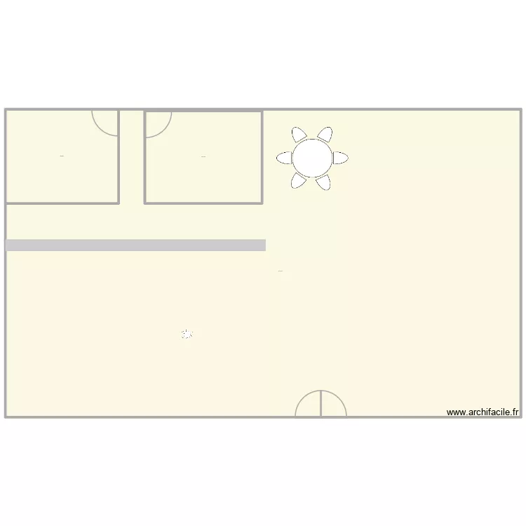 nourane. Plan de 3  et 6096 m²