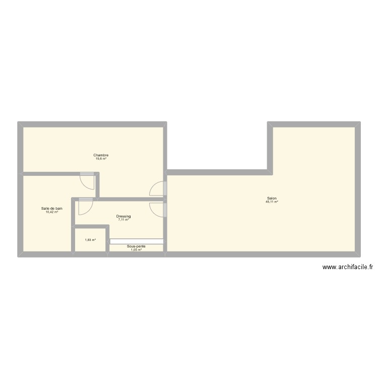Mayac 1er étage. Plan de 0 pièce et 0 m2
