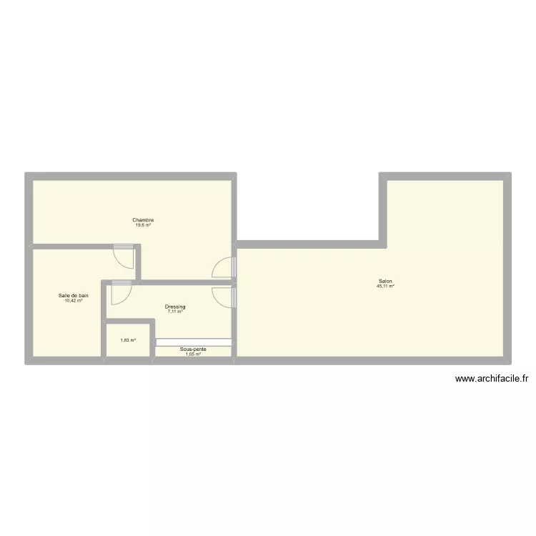 Mayac 1er &eacute;tage. Plan de 