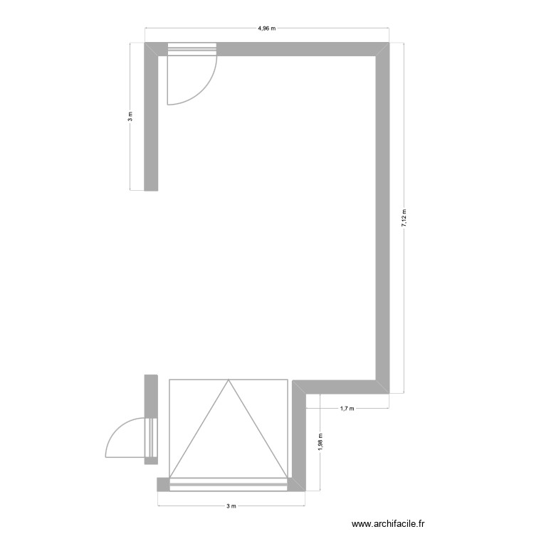 garage tamon définitif. Plan de 0 pièce et 0 m2