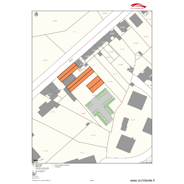 Essart - RS - Site garage V2. Plan de 0 pièce et 0 m2