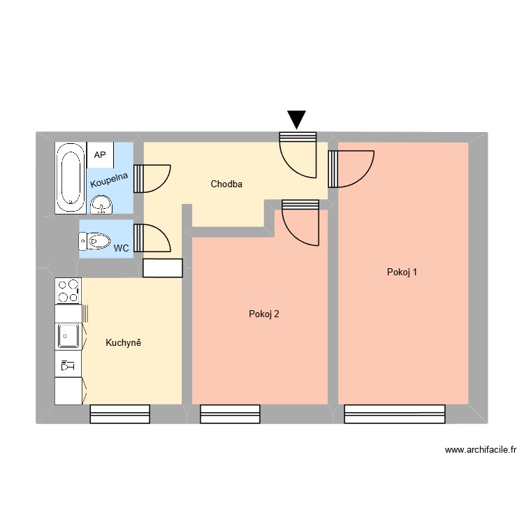 Růžov&yacute; pahorek 313, byt 8. Plan de 0 pièce et 0 m2