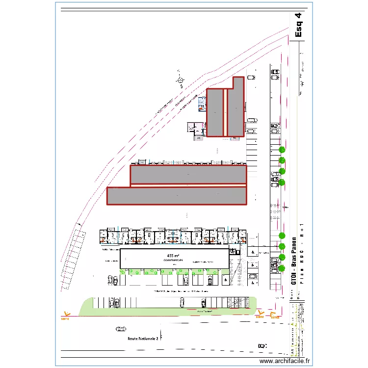 CARREAU JARDIN. Plan de 