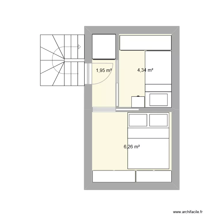 trouville 2e etage amenagement 2. Plan de 3 et 13 m² trouville 2e etage amenagement 2. Plan de 3 et 13 m²