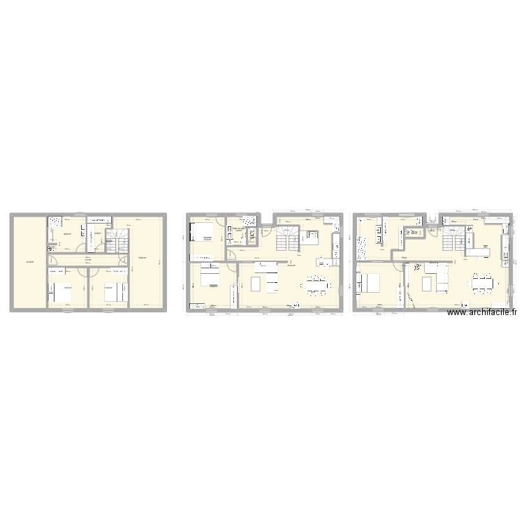 combret. Plan de 15 pièces et 292 m2