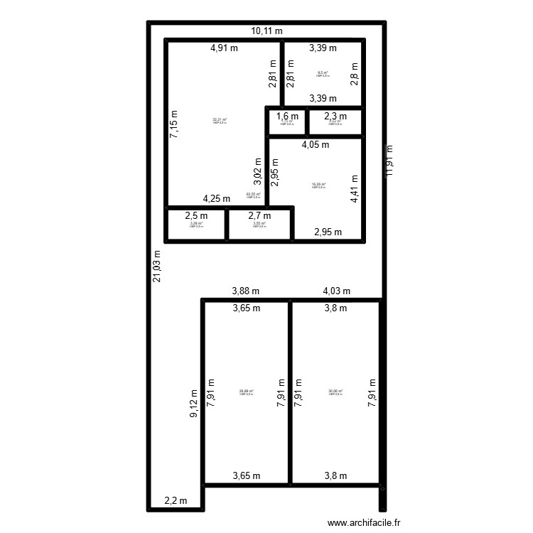 Felina 65. Plan de 0 pièce et 0 m2