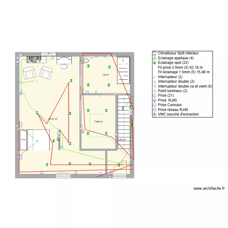 plan rdc sthi. Plan de 