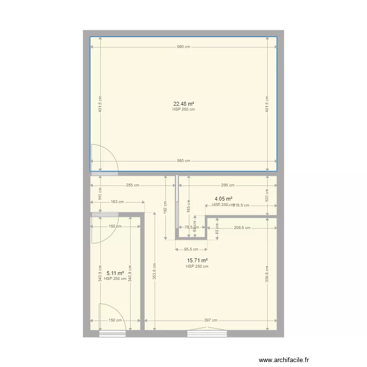 ACR BRIONAUD. Plan de 