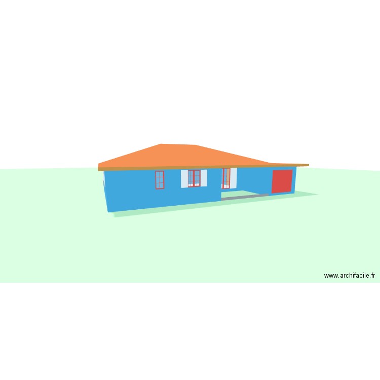 juliana soavinandriana. Plan de 6 pièces et 177 m2