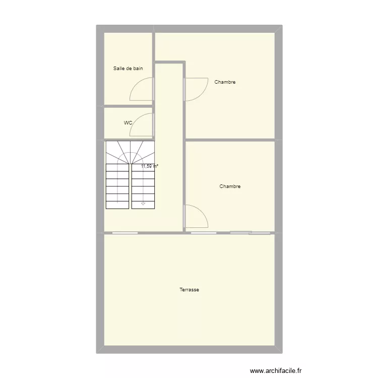 MAGNASCO ETAGE. Plan de 