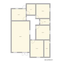 PLAN  VILLA TROIS CHAMBRES SALLON