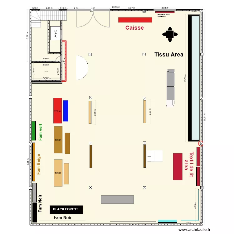 Plan Maarif RDC coll ete 2024. Plan de 3 et 532 m² Plan Maarif RDC coll ete 2024. Plan de 3 et 532 m²