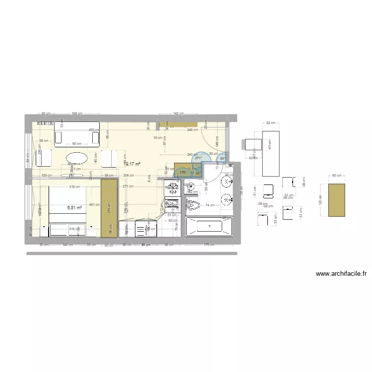 Gracieuse 9. Plan de 