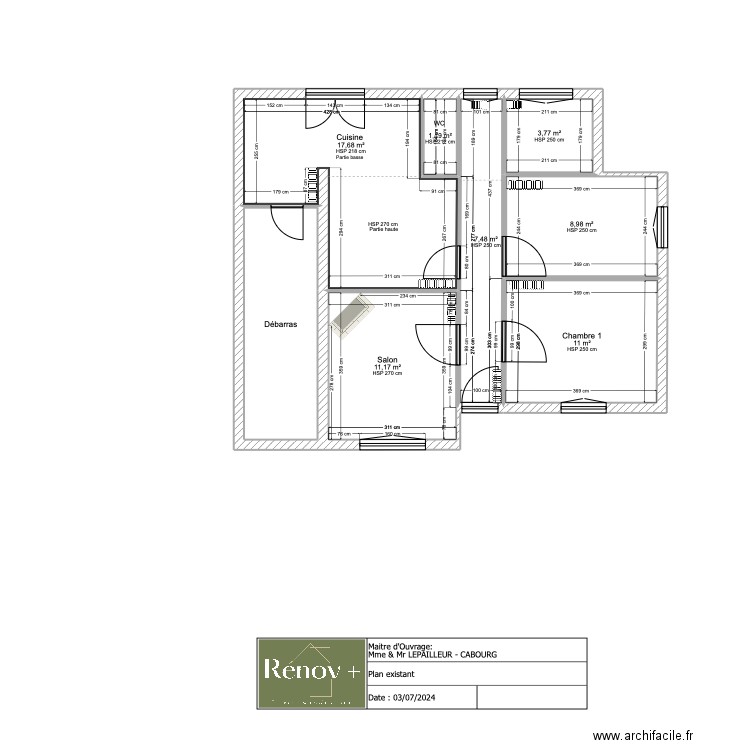 Plan existant Radiateur LEPAILLEUR. Plan de 0 pièce et 0 m2