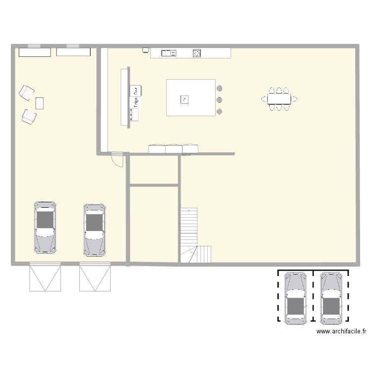Maison. Plan de 1 pièce et 432 m2