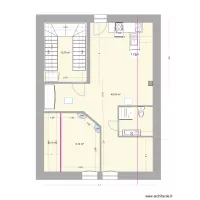 Montalieu chambre bureau Sdb cuisine