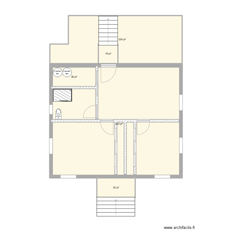 Fondations Jonathan. Plan de 0 pièce et 0 m2