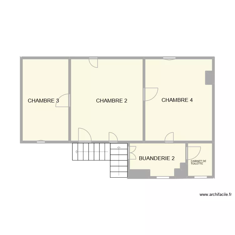 PAUTELEIRE ETAGE. Plan de 8 et 38 m² PAUTELEIRE ETAGE. Plan de 8 et 38 m²