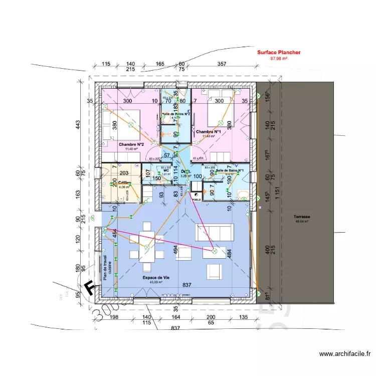 biancamaria. Plan de 