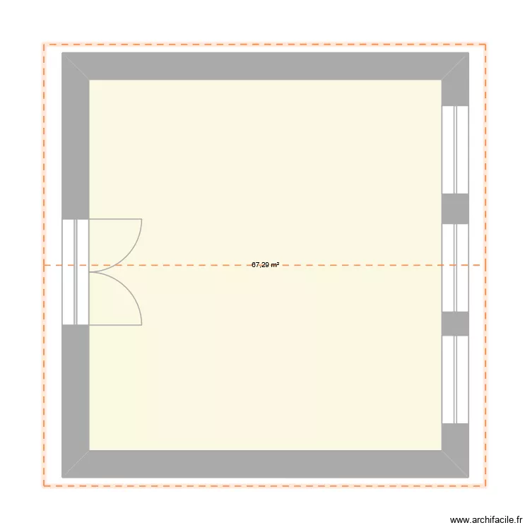 atelier. Plan de 2 Pièces et 135 m² atelier. Plan de 2 Pièces et 135 m²