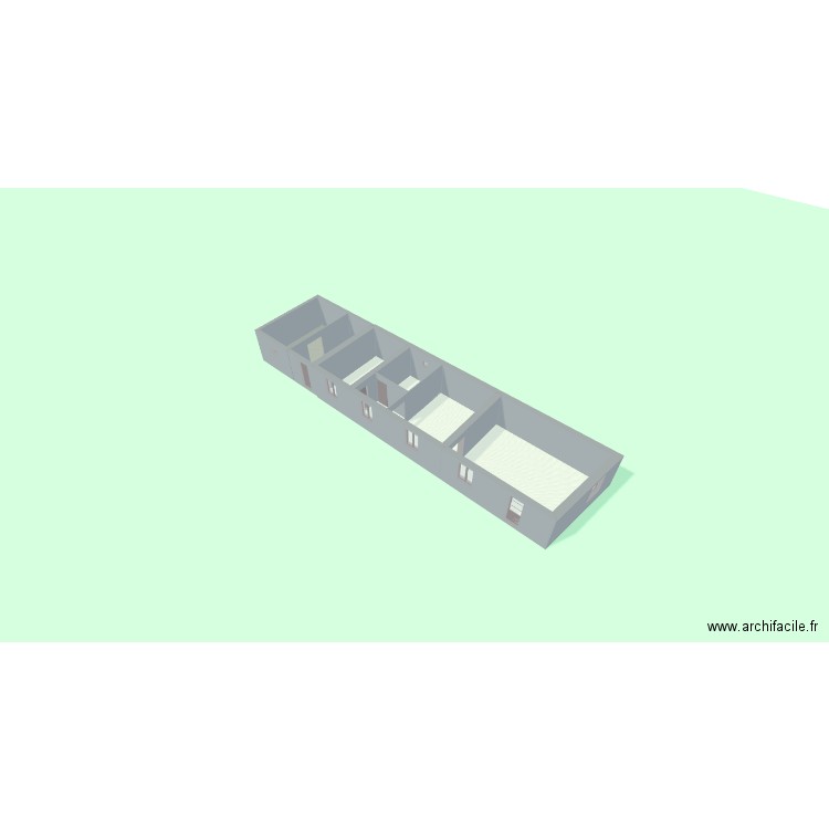 LEMAIRE MINGOVAL. Plan de 13 pièces et 224 m2