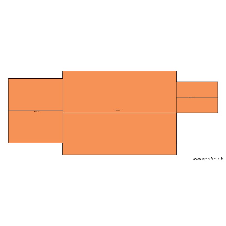 garage. Plan de 3 pièces et 161 m2