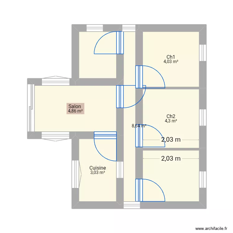 CCB. Plan de 5 et 25 m² CCB. Plan de 5 et 25 m²