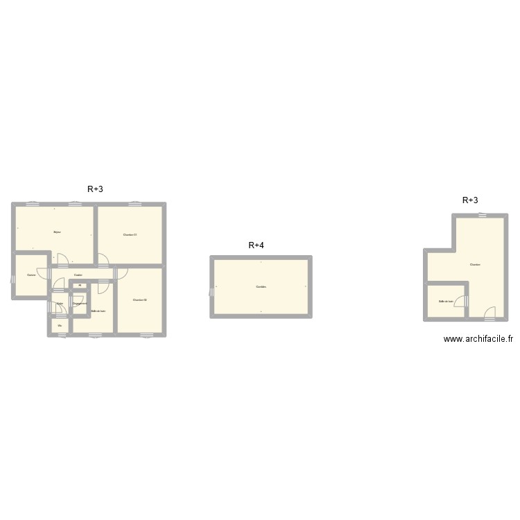 350602270. Plan de 13 pièces et 147 m2
