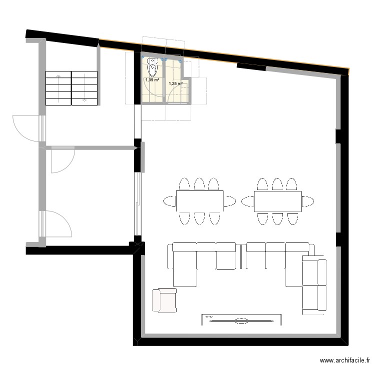 Plan 1er Etage/1 19 FM. Plan de 0 pièce et 0 m2