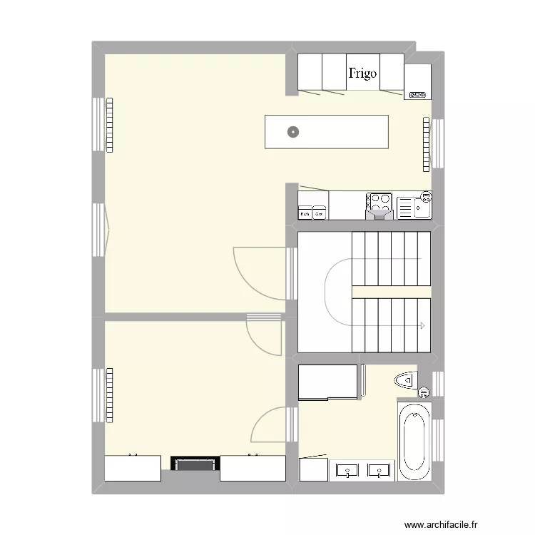 Vinc8eglite. Plan de 4 et 58 m² Vinc8eglite. Plan de 4 et 58 m²