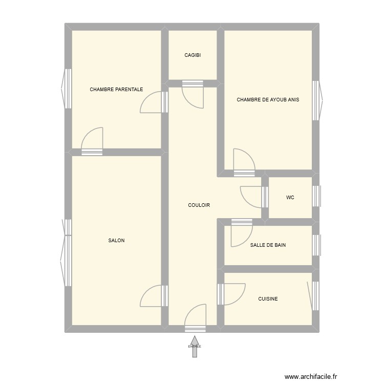 Plan AYOUB. Plan de 0 pièce et 0 m2 Plan AYOUB. Plan de 0 pièce et 0 m2