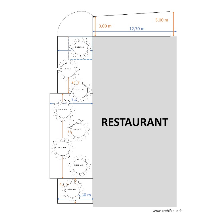 begude. Plan de 0 pièce et 0 m2